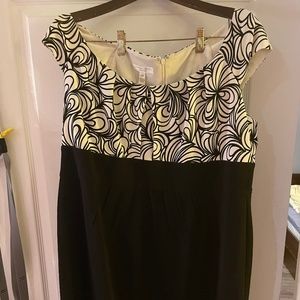 Knee length one piece dress